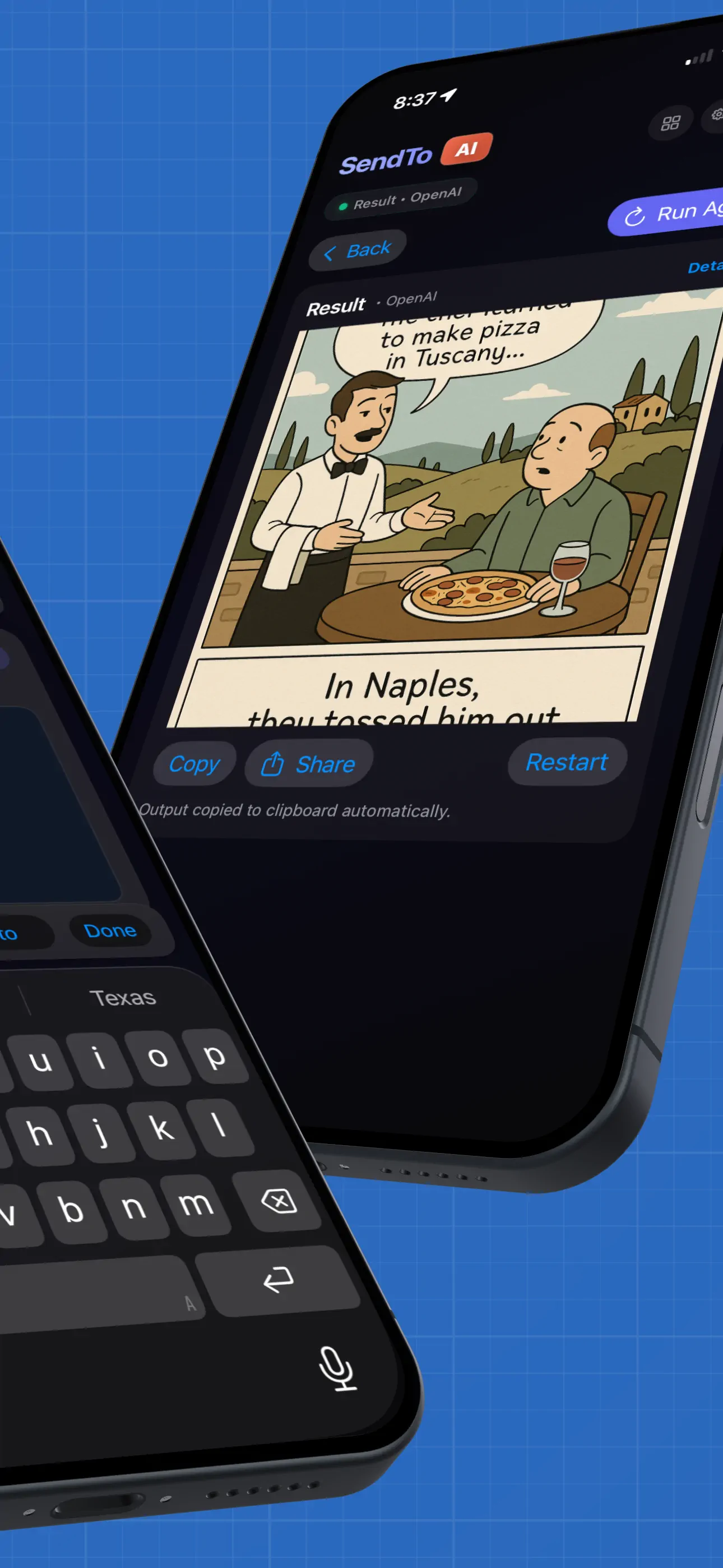 SendToAI Feature